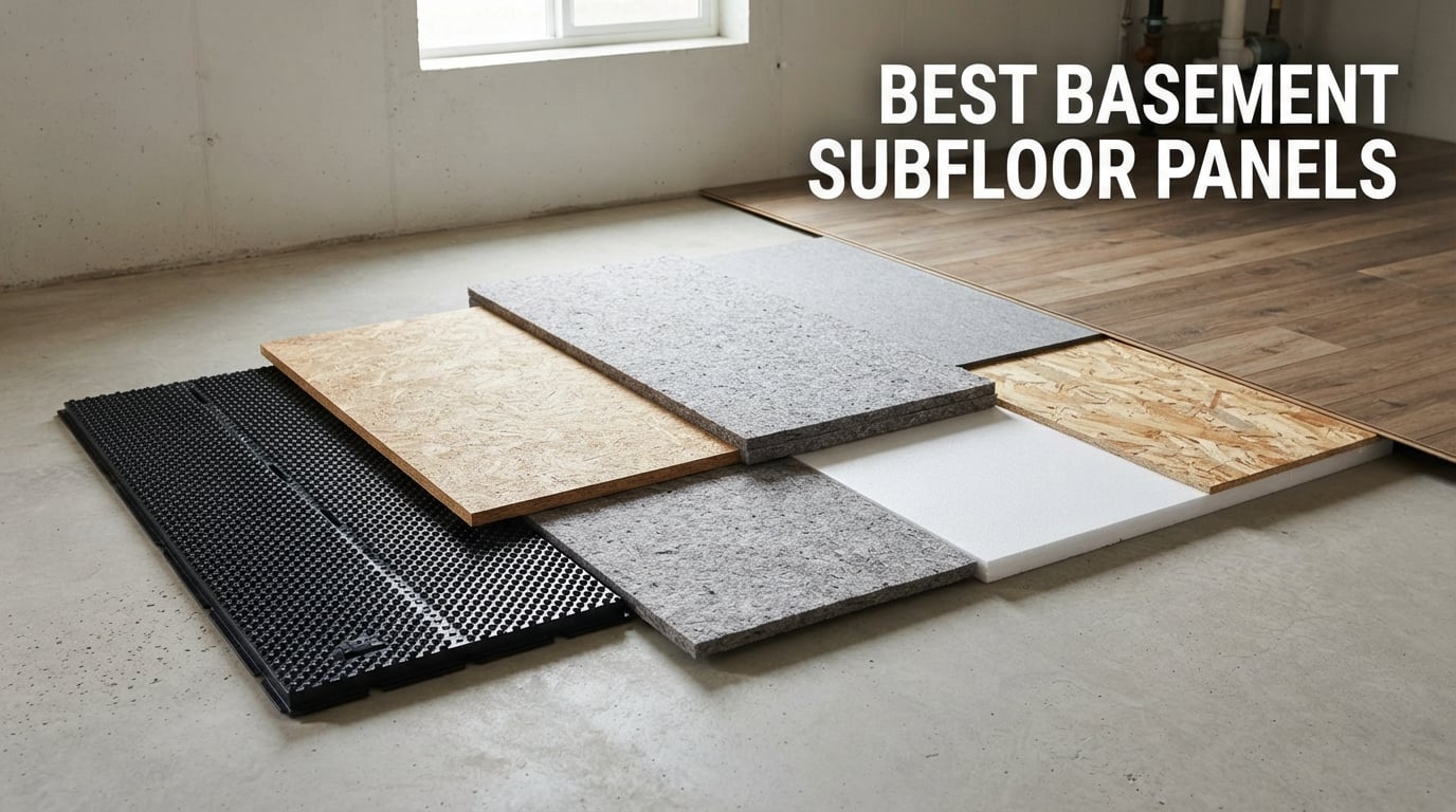 best basement subfloor panels