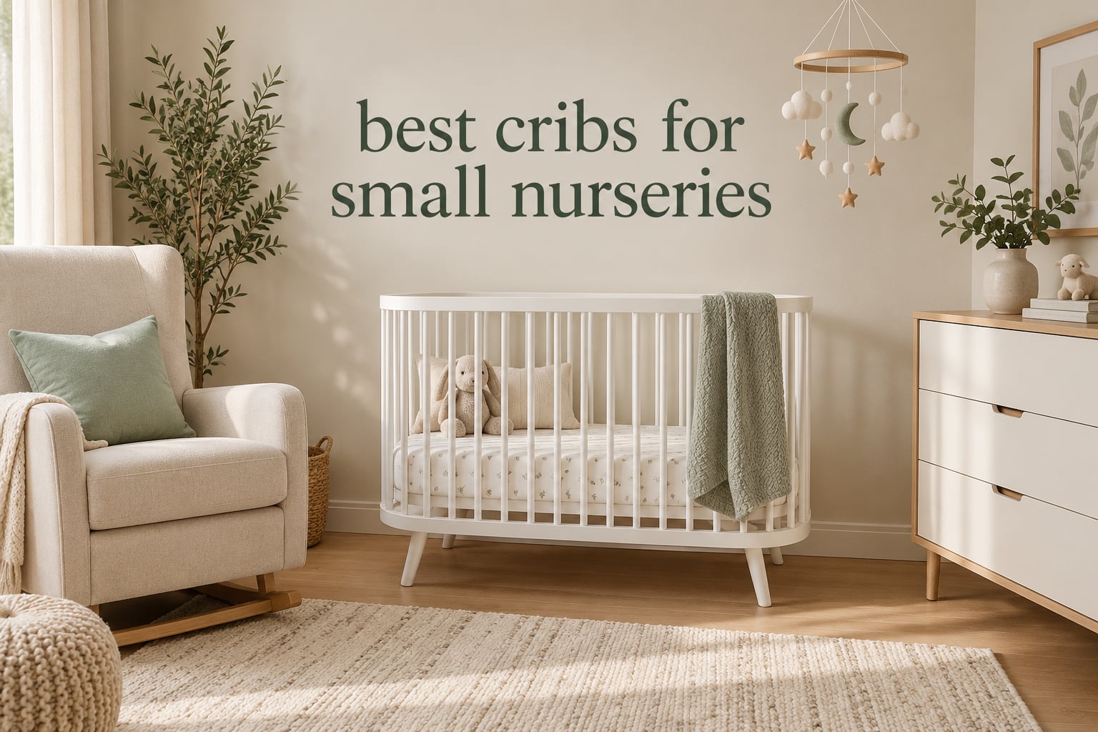 best cribs for small nurseries