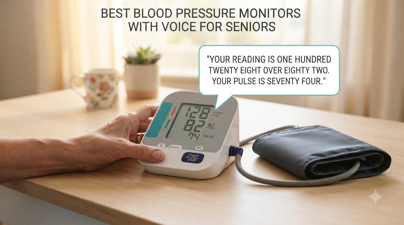 best blood pressure monitors with voice for seniors