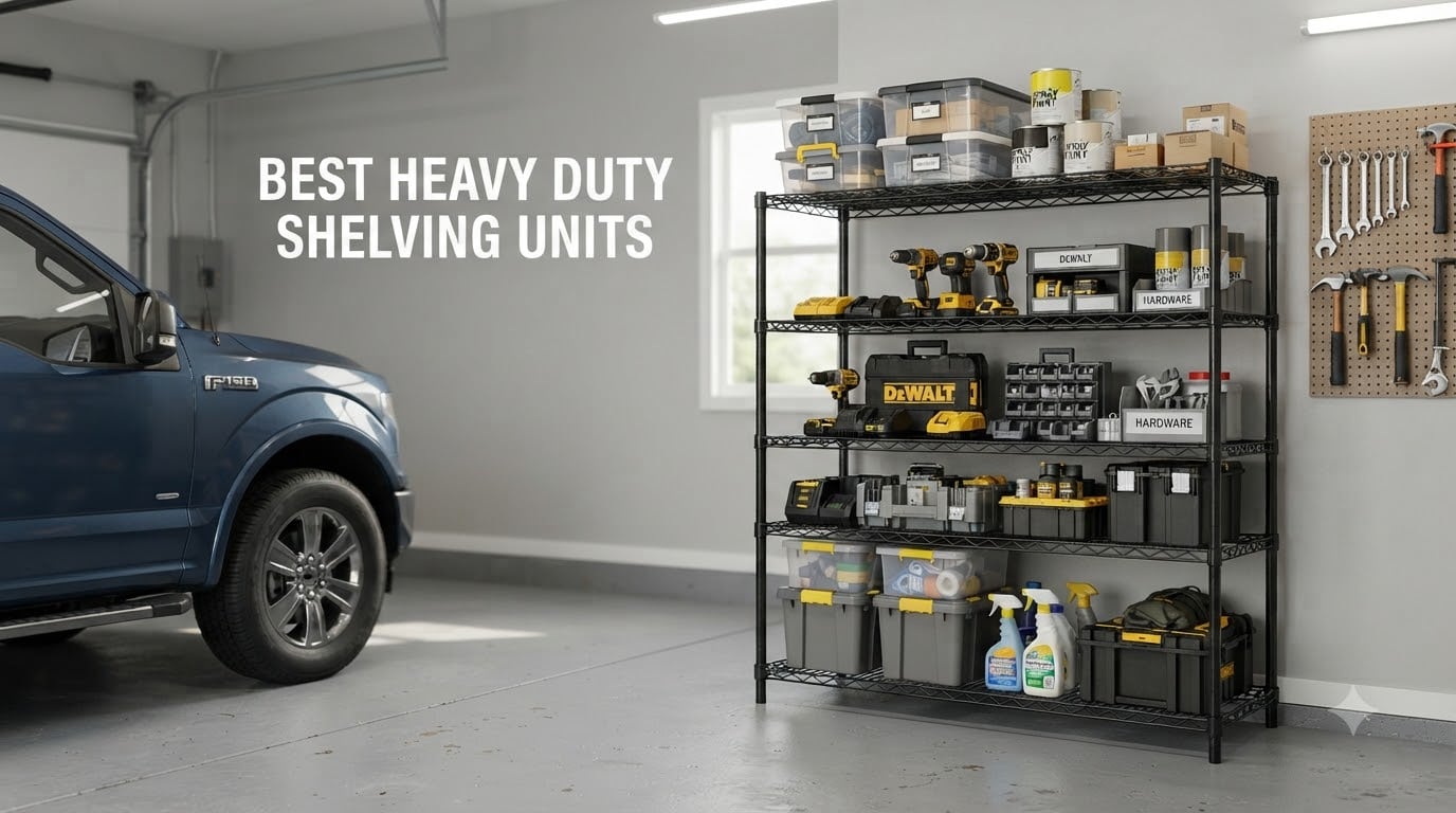 best heavy duty shelving units