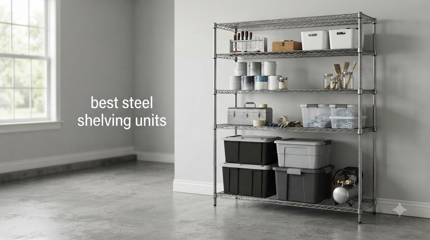 best steel shelving units