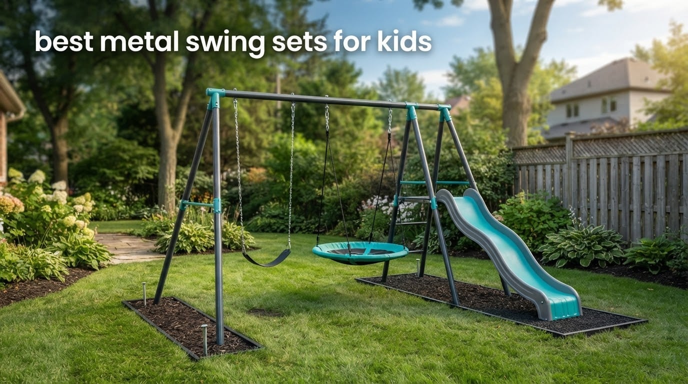 best metal swing sets for kids