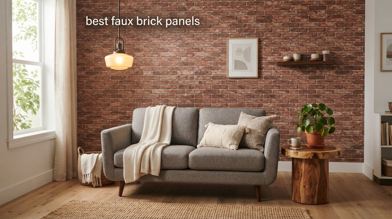 best faux brick panels