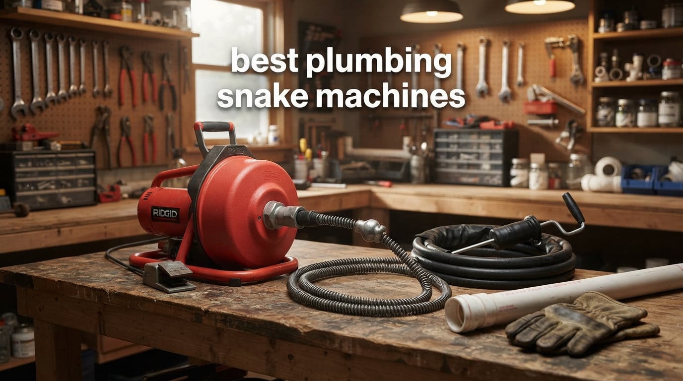 best plumbing snake machines