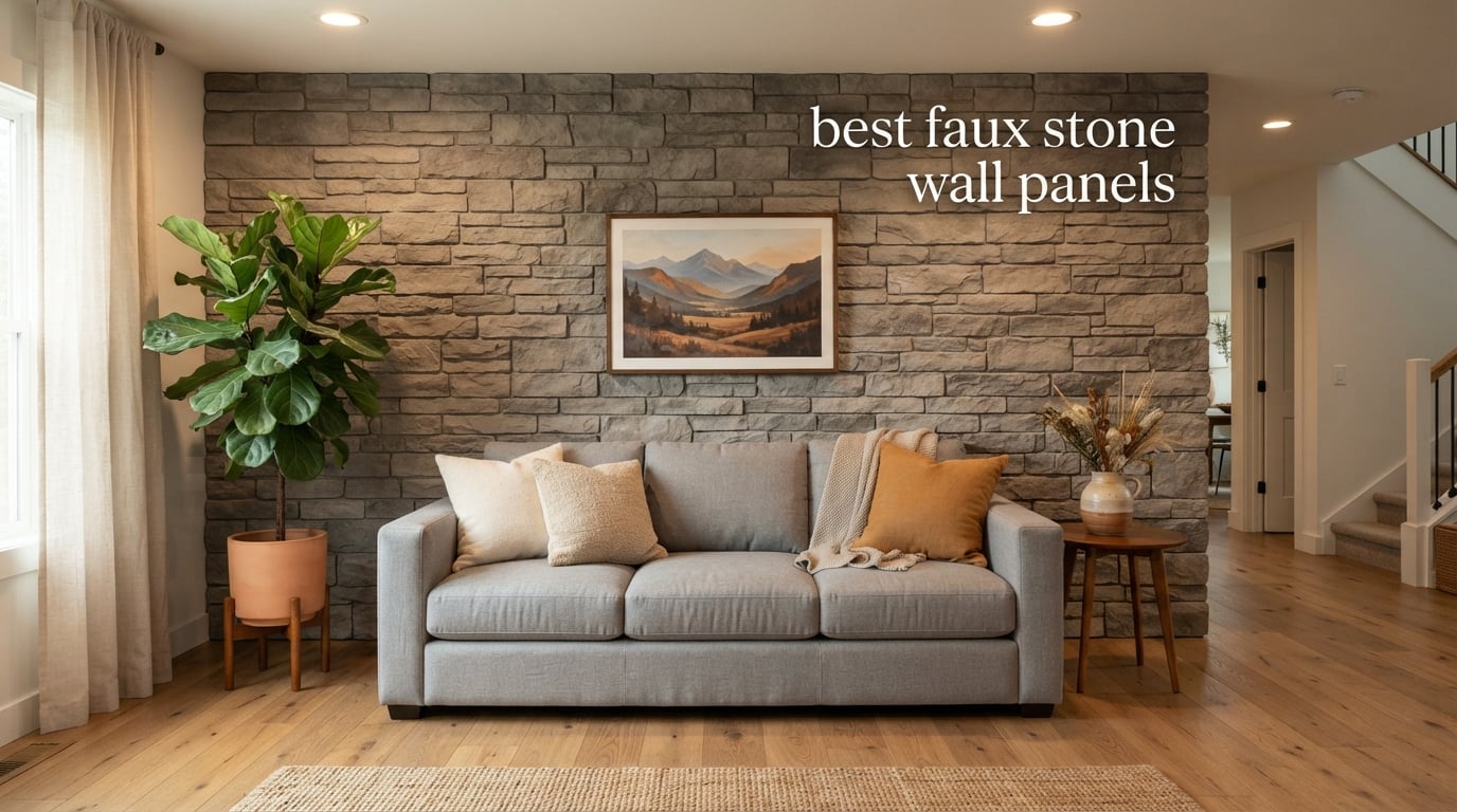 best faux stone wall panels