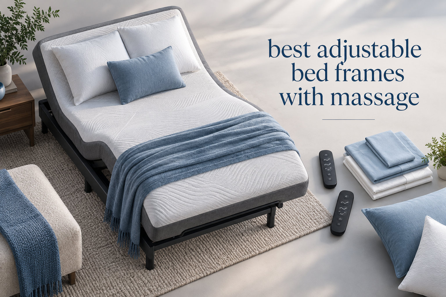 best adjustable bed frames with massage