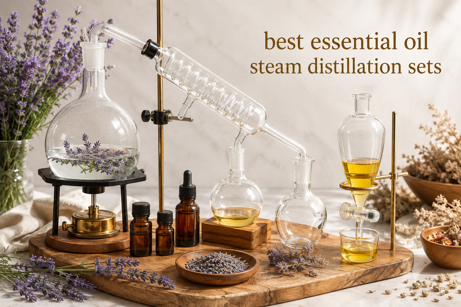 best essential oil steam distillation sets