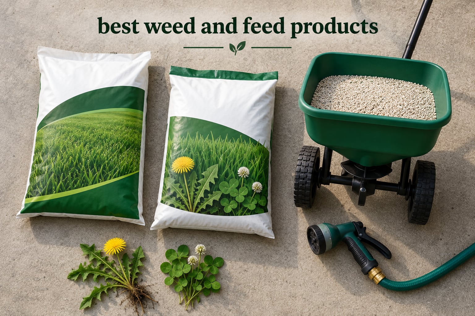 best weed and feed products