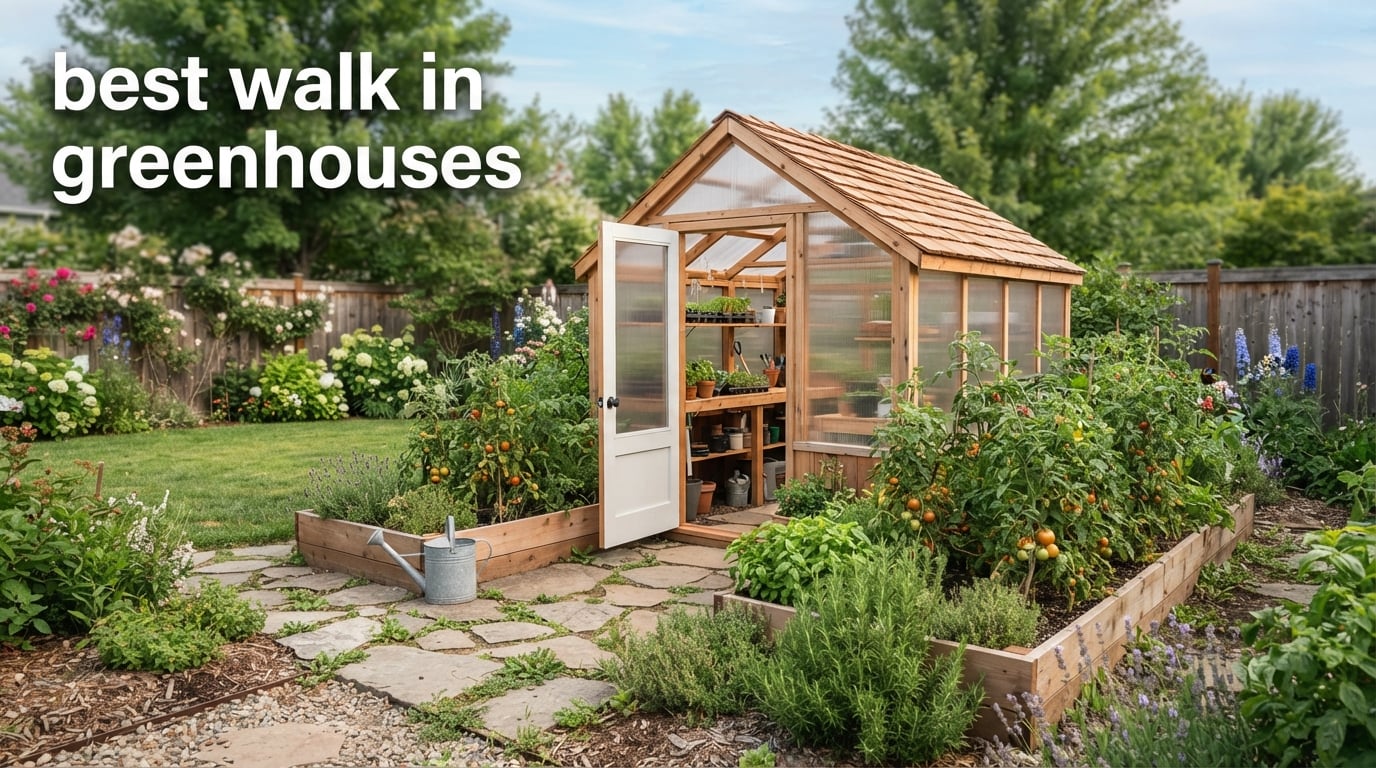 best walk in greenhouses
