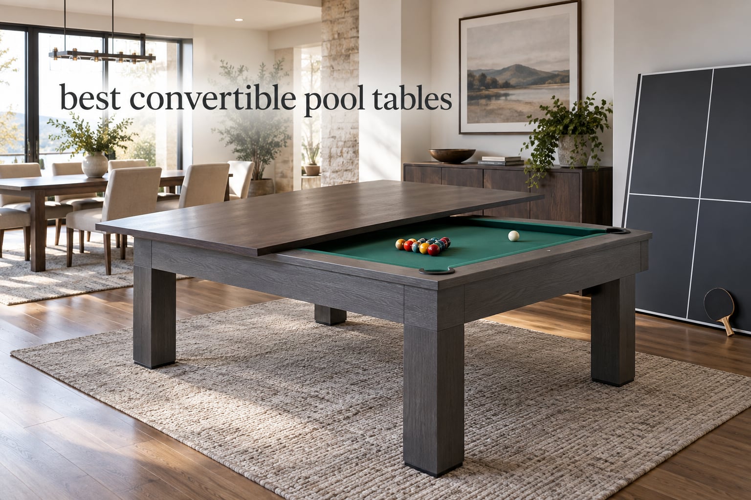 best convertible pool tables
