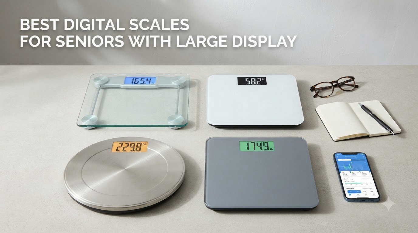 best digital scales for seniors with large display