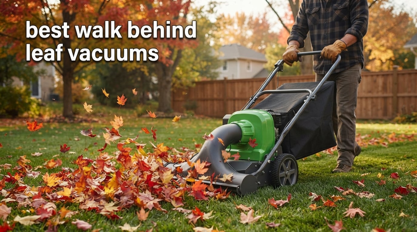 best walk behind leaf vacuums