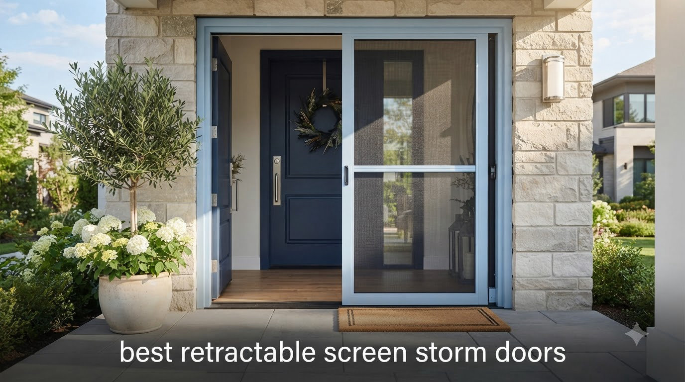 best retractable screen storm doors