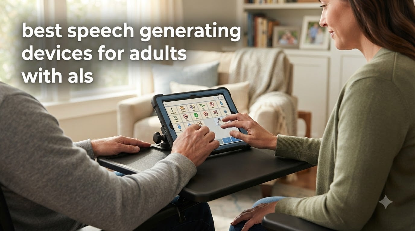 best speech generating devices for adults with als