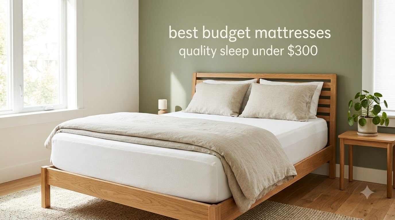 best budget mattresses quality sleep under $300