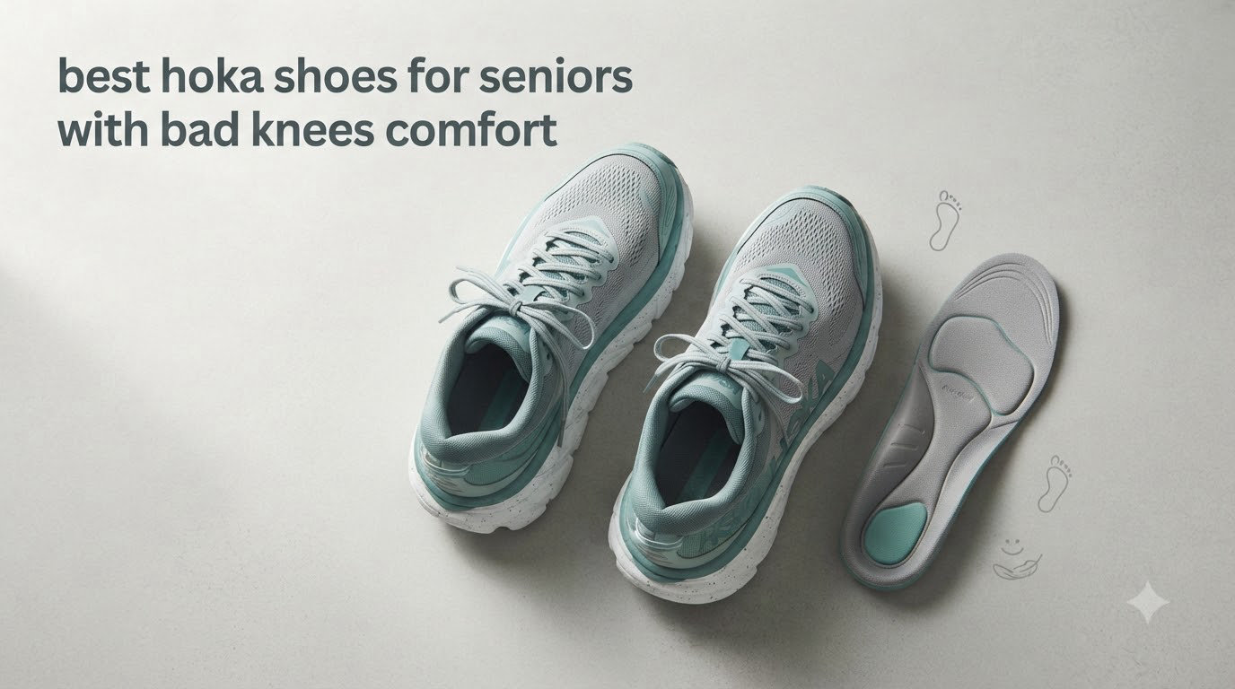 best hoka shoes for seniors with bad knees comfort
