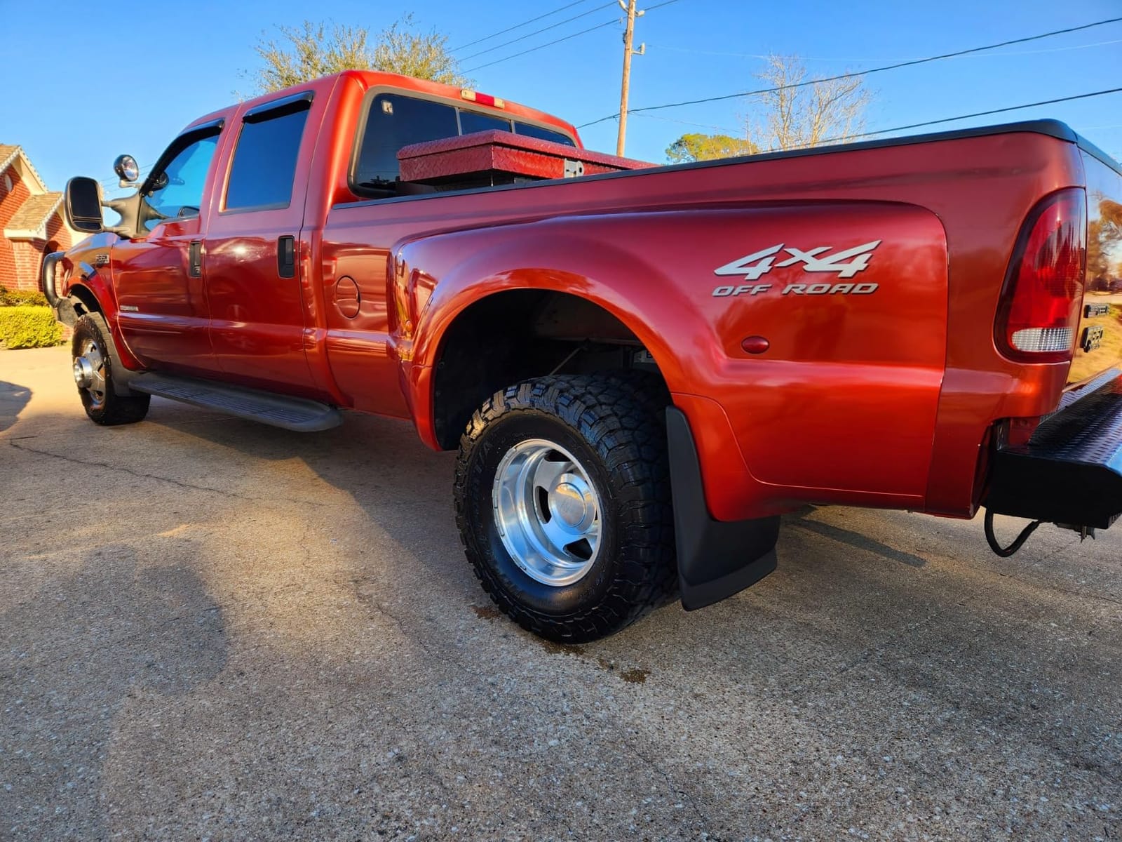 Husky Liners - Rear Mud Guards | 1999-2010 Ford F-350/F - 450 w/Dual Rear Wheels, Rear Set - Black, 2 Pc. | 57451 customer photo 2