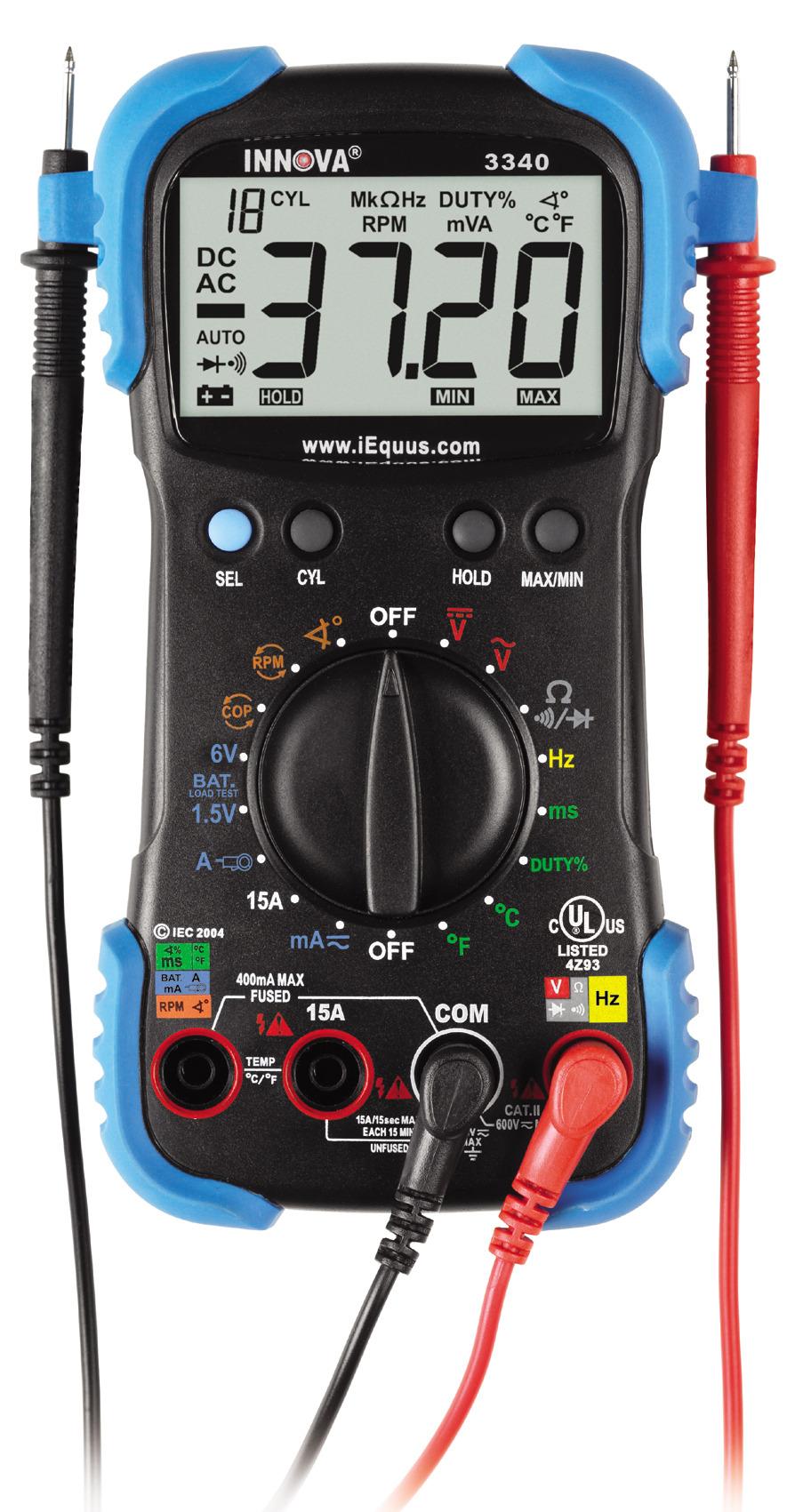 Innova 3340 Professional Automotive Digital Multimeter, Black customer photo 2