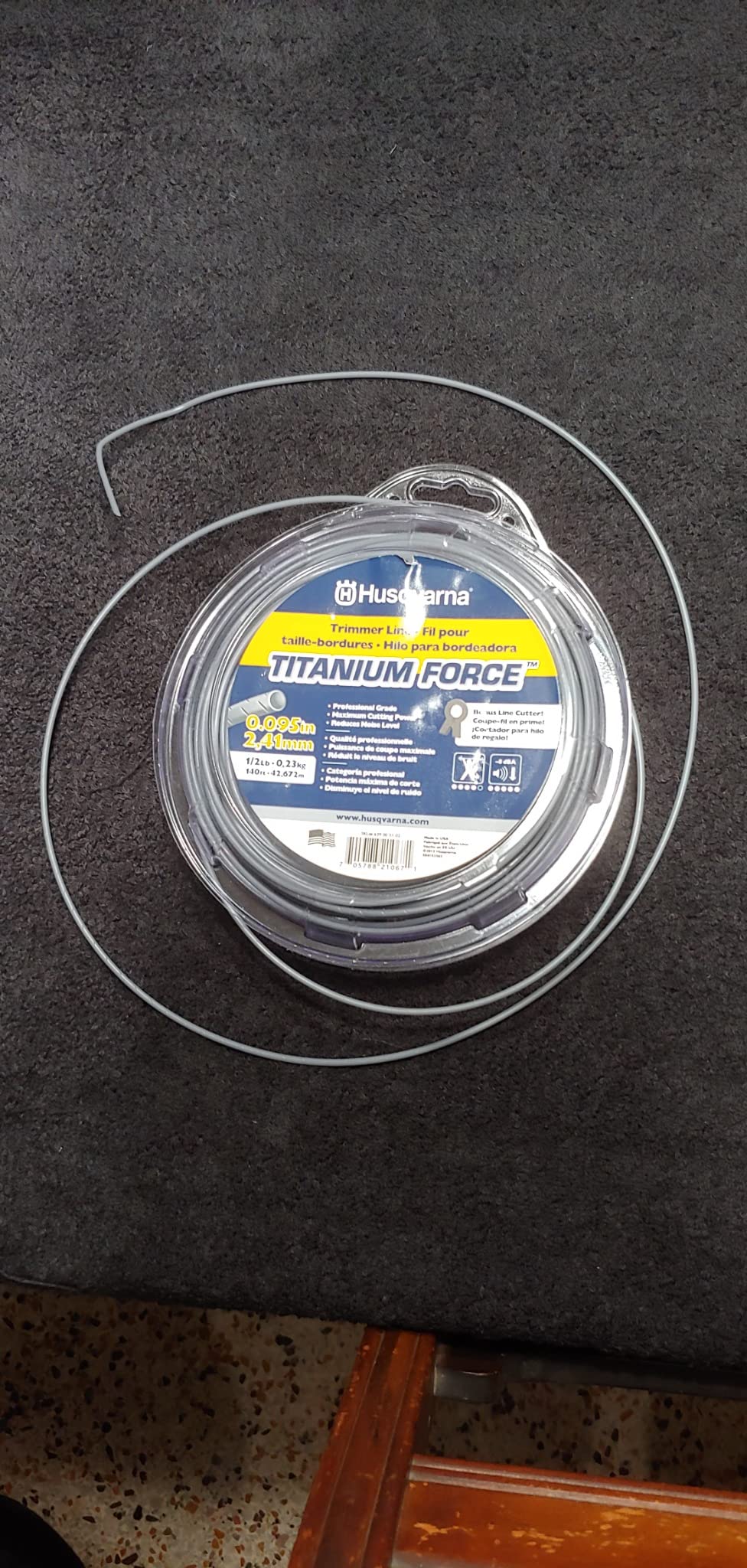 Husqvarna Titanium Force 0.095 String Trimmer Line 639005102, Outdoor Tools customer photo 1
