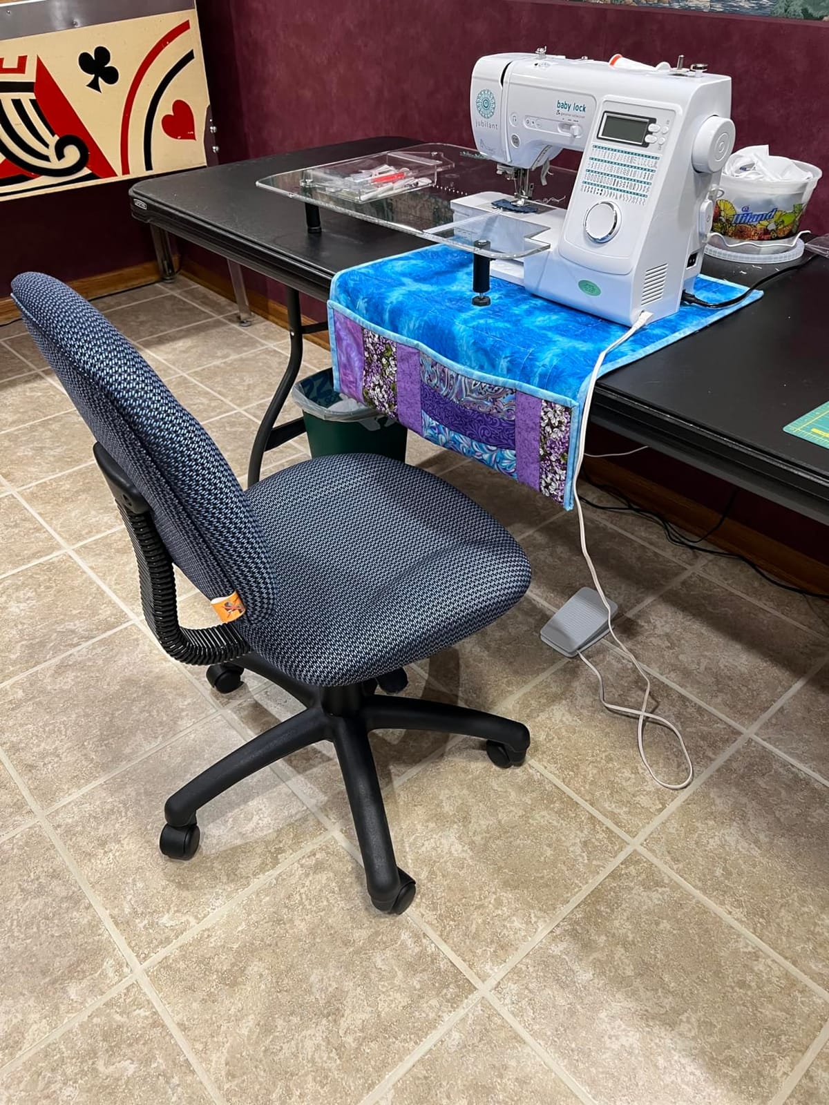 Boss Office Products B315-BE Perfect Posture Delux Fabric Task Chair Without Arms in Blue, 250 customer photo 1