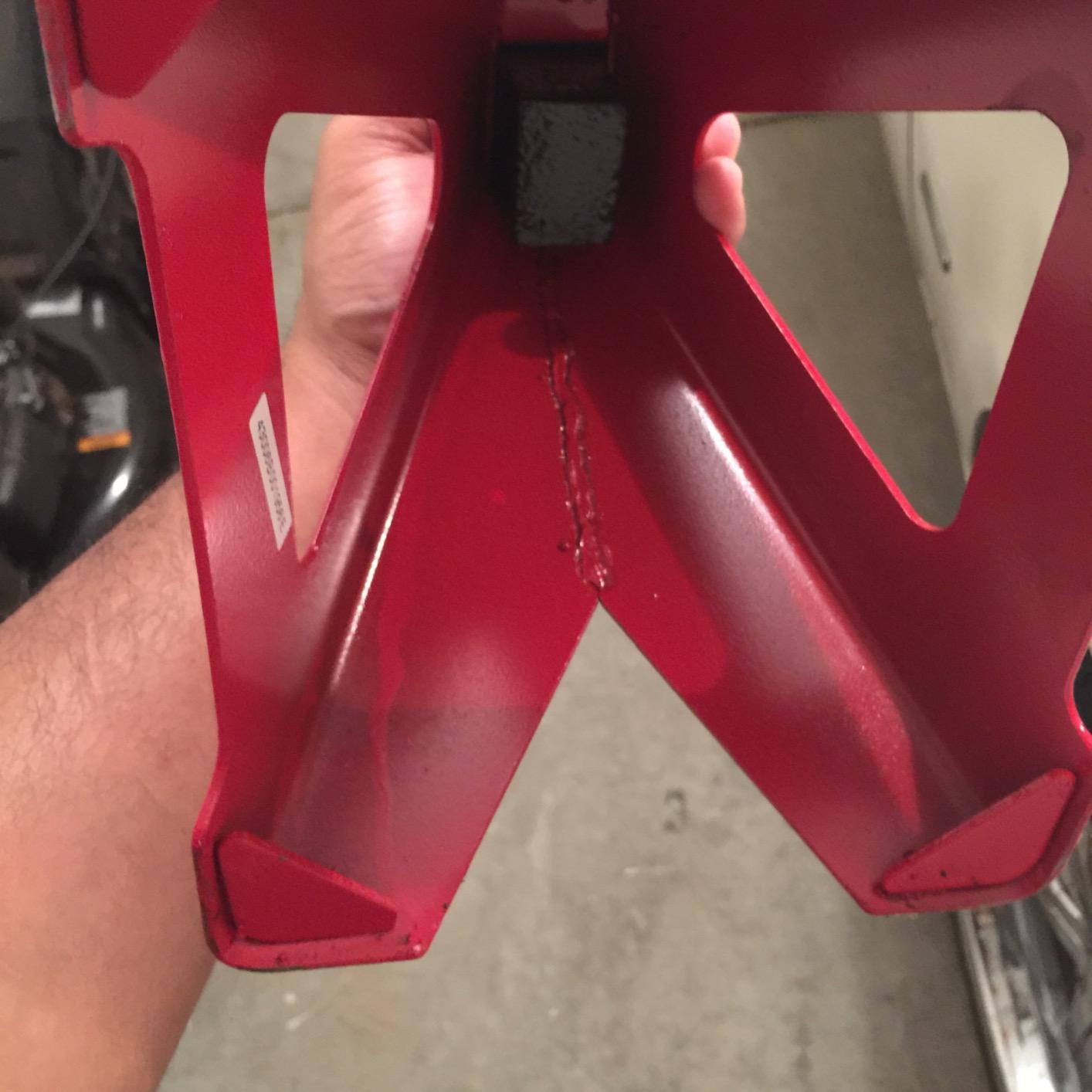 BIG RED T43006 Torin Steel Jack Stands (Fits: SUVs and Extended Height Trucks): 3 Ton (6,000 lb) Capacity, Red, 1 Pair customer photo 1
