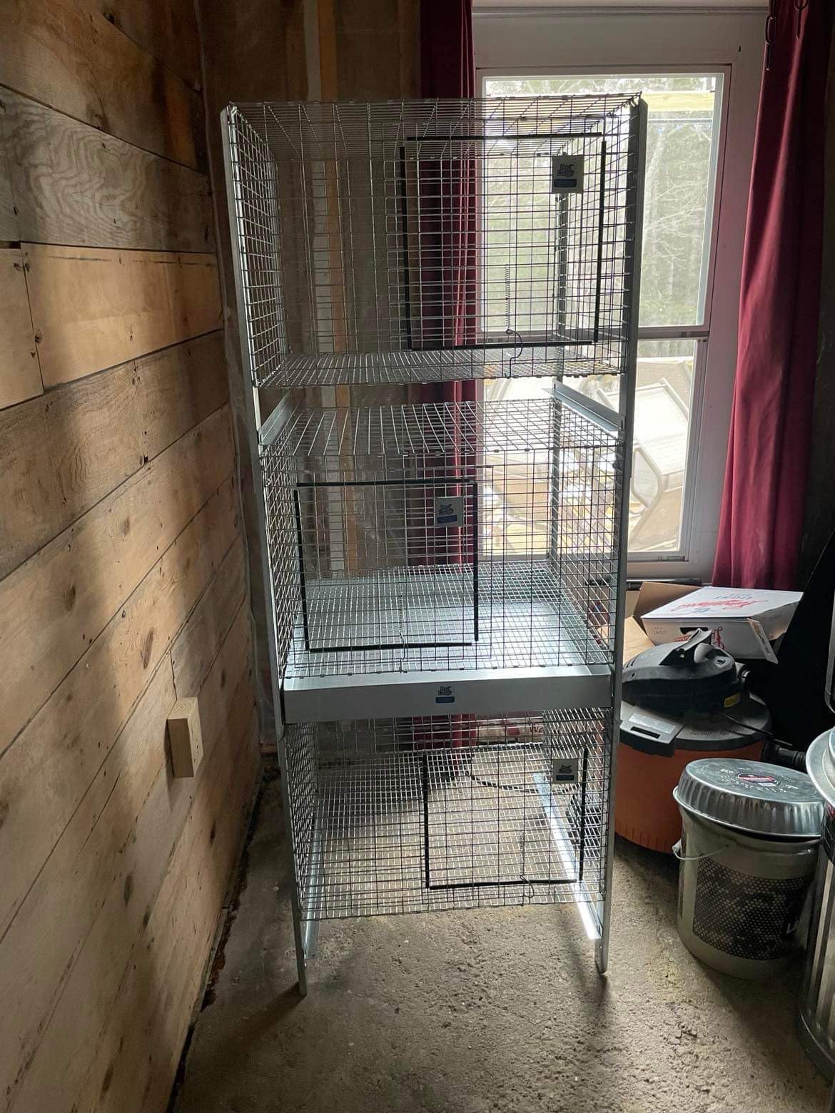 Pet Lodge® Wire Rabbit Hutch | Rust Resistant Galvanized Wire Mesh | Easy to Assemble Stackable Rabbit Cage | Made in USA | 30 X 36 customer photo 2