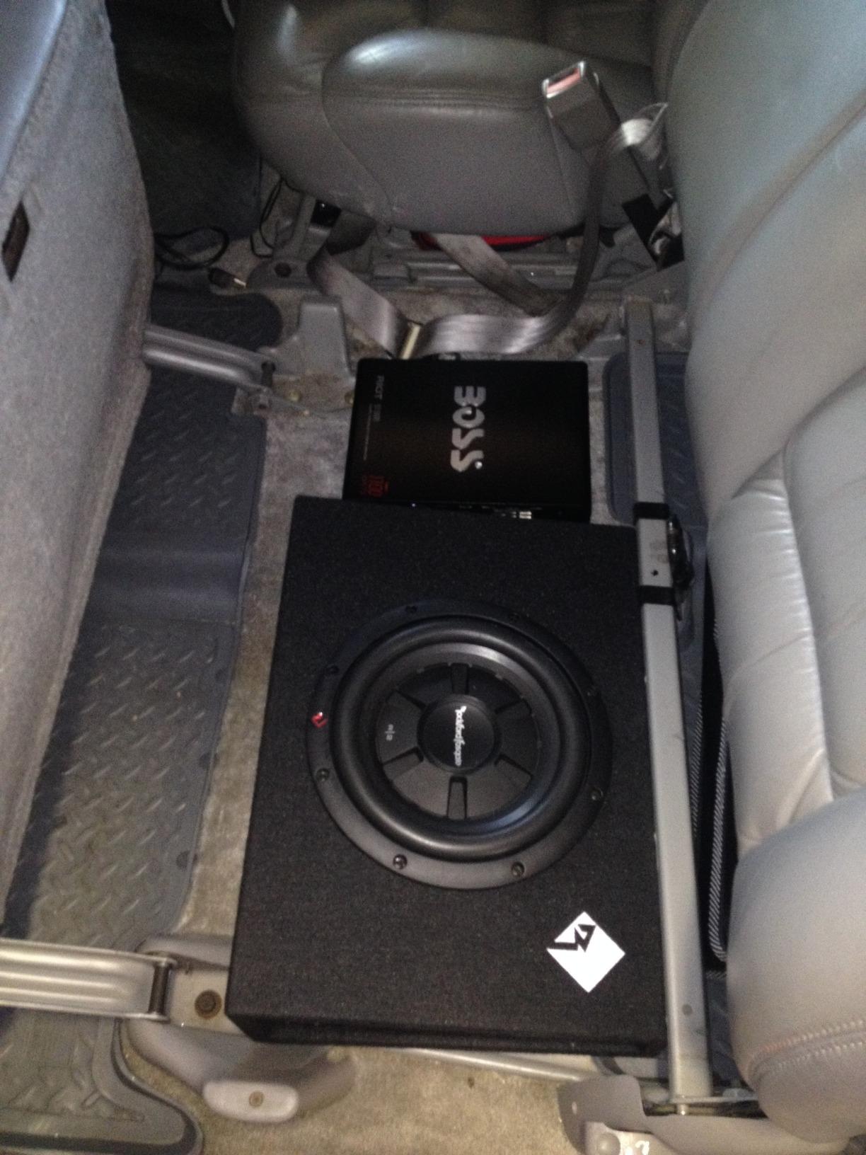 Rockford Fosgate Prime R2S-1X10 Loaded 10” Slim Subwoofer in Enclosure customer photo 1