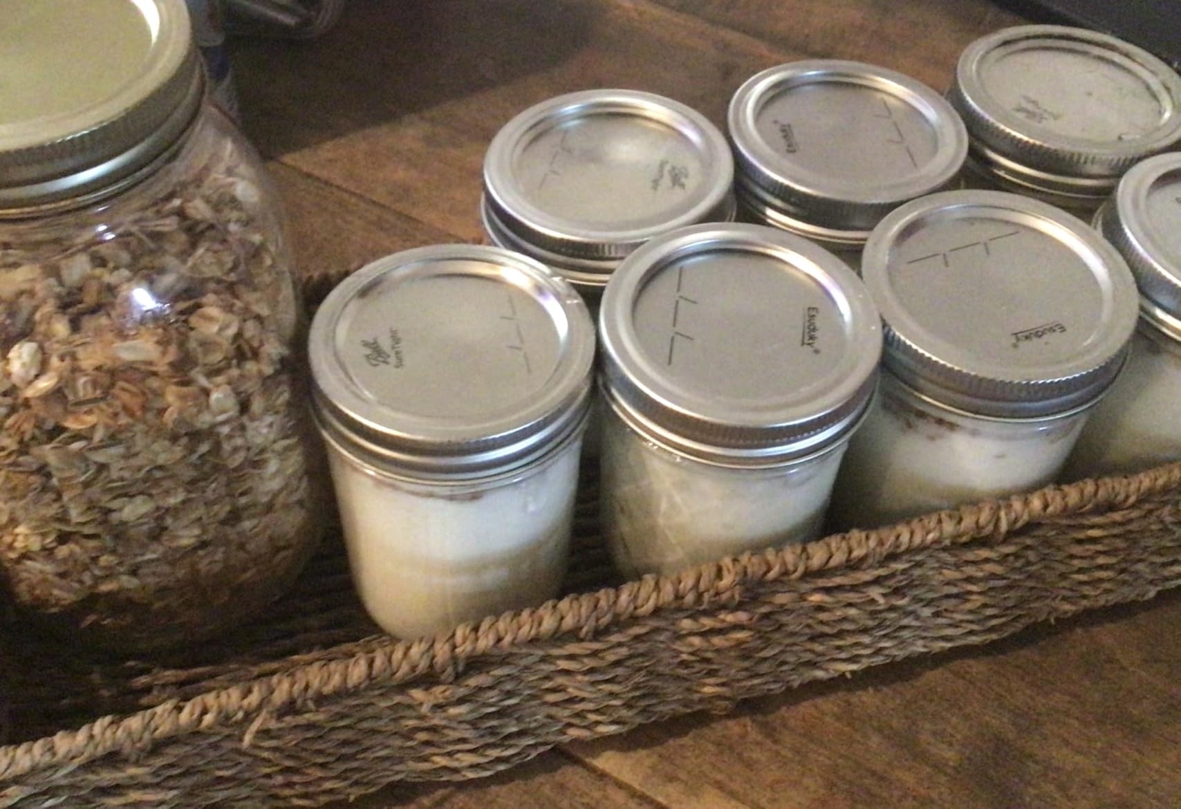 Ball Half Pint (8 oz.) Regular Mouth Glass Mason Jars w/ Cap - Set of 12 AEP customer photo 2