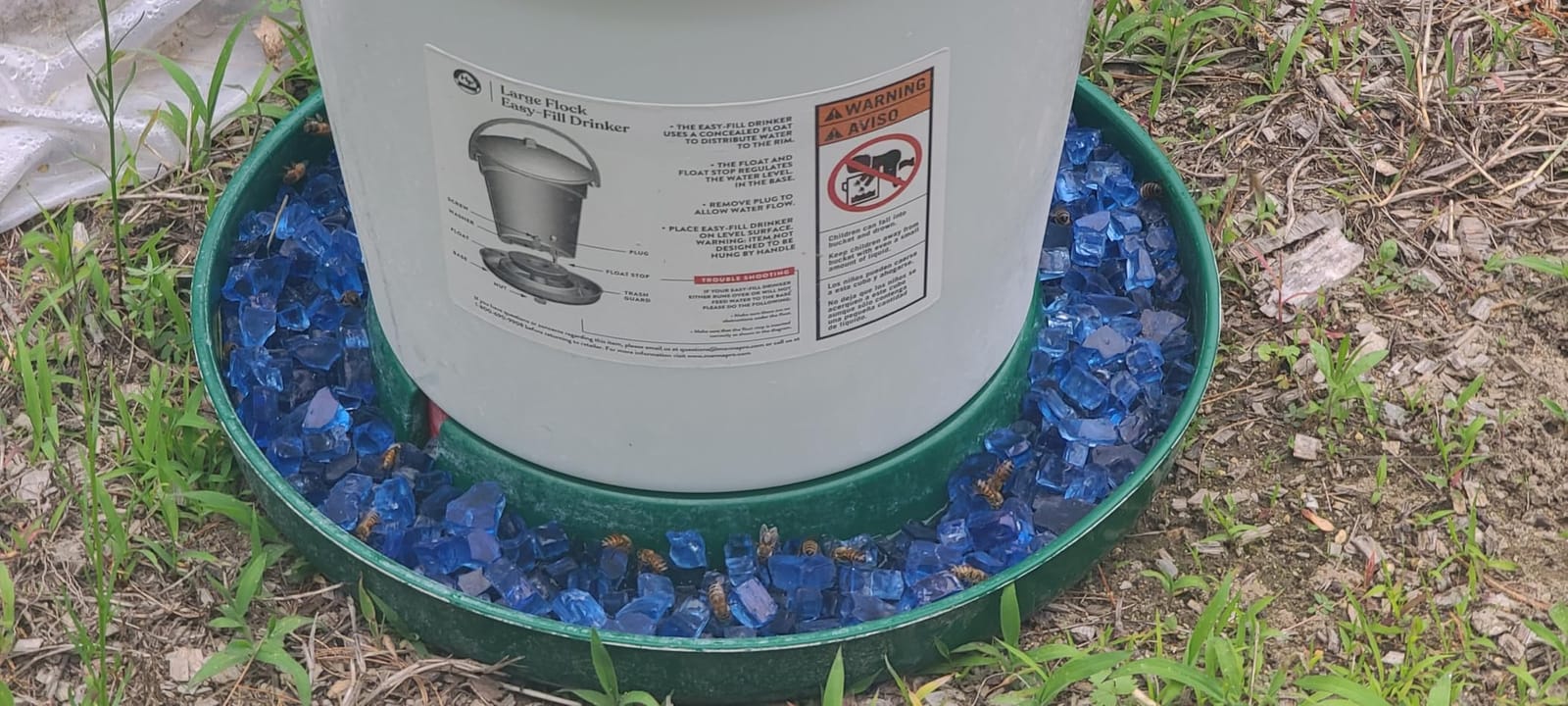Harris Farms Poultry Drinker|Made of BPA-free Plastic|3.5 Gallon customer photo 2