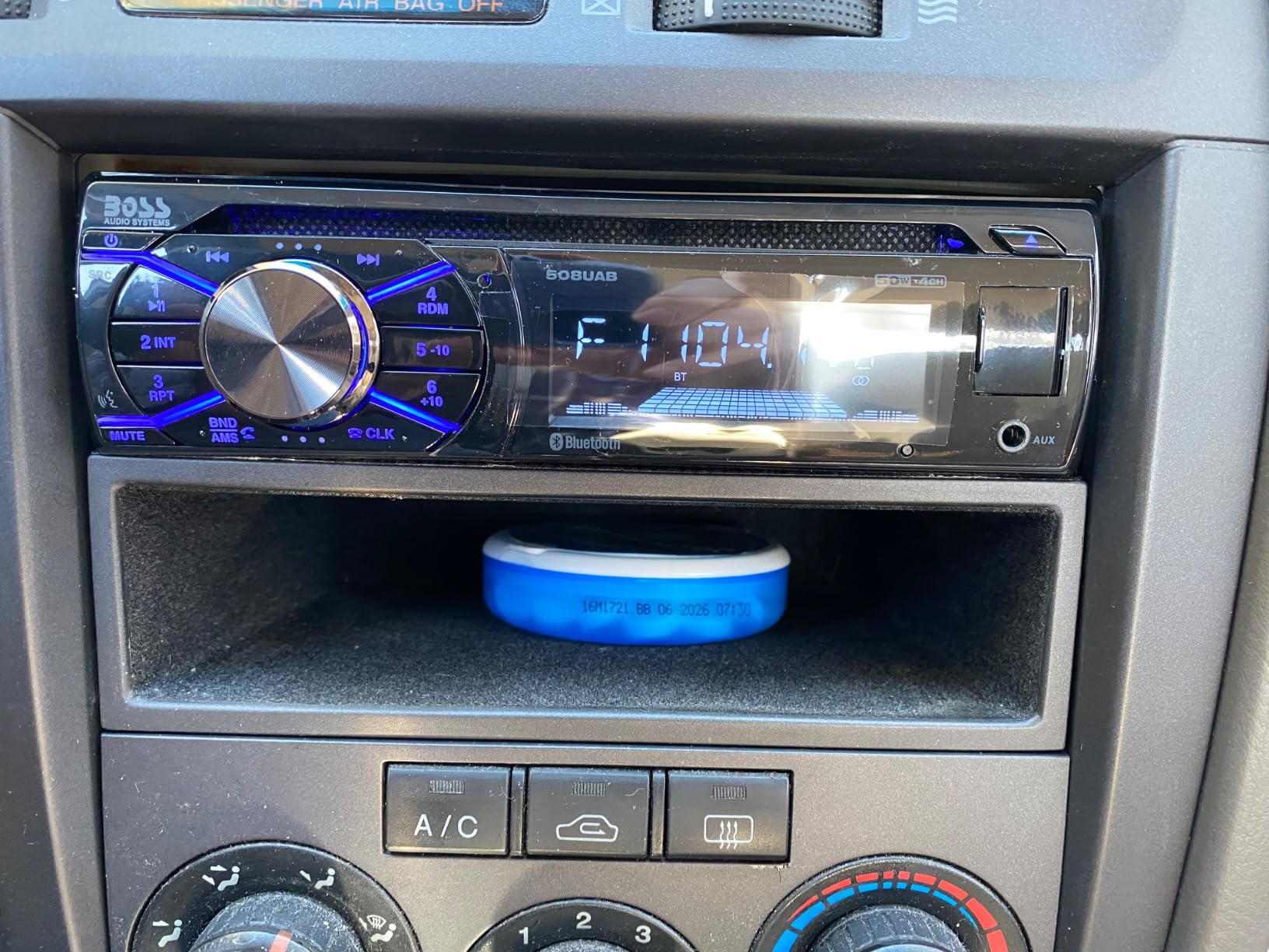BOSS Audio Systems 508UAB Single DIN Bluetooth Car Stereo, CD Player, USB customer photo 1