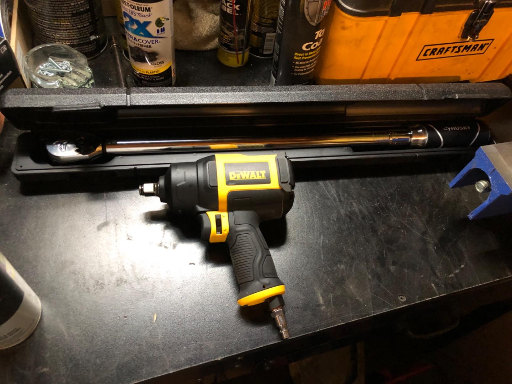 DEWALT 1/2-Inch Drive Impact Wrench,Yellow, Black, Pneumatic (DWMT70774) customer photo 2