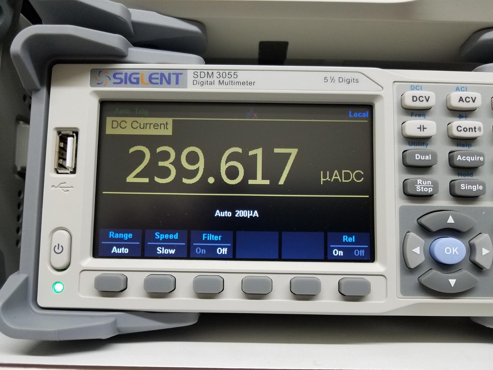 Siglent Technologies SDM3055 5.5 Digit Digital Multimeter, White/Grey customer photo 1