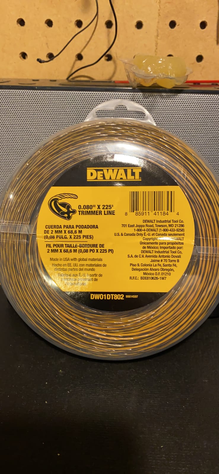 Dewalt Trimmer LINE .080X225FT DWO1DT802 customer photo 2