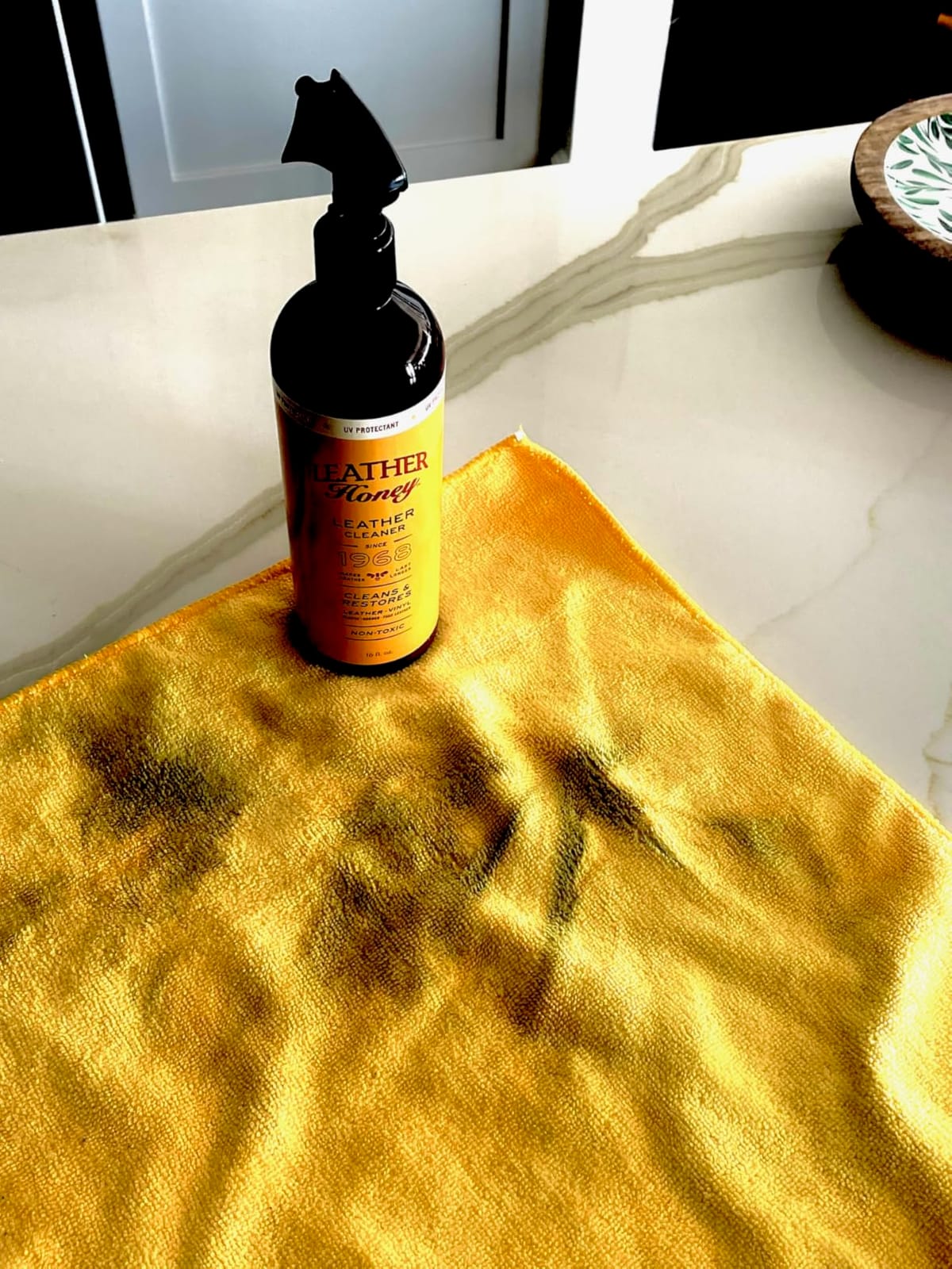 Leather Honey Leather Cleaner – Non-Toxic & Made in the USA Since 1968 customer photo 1