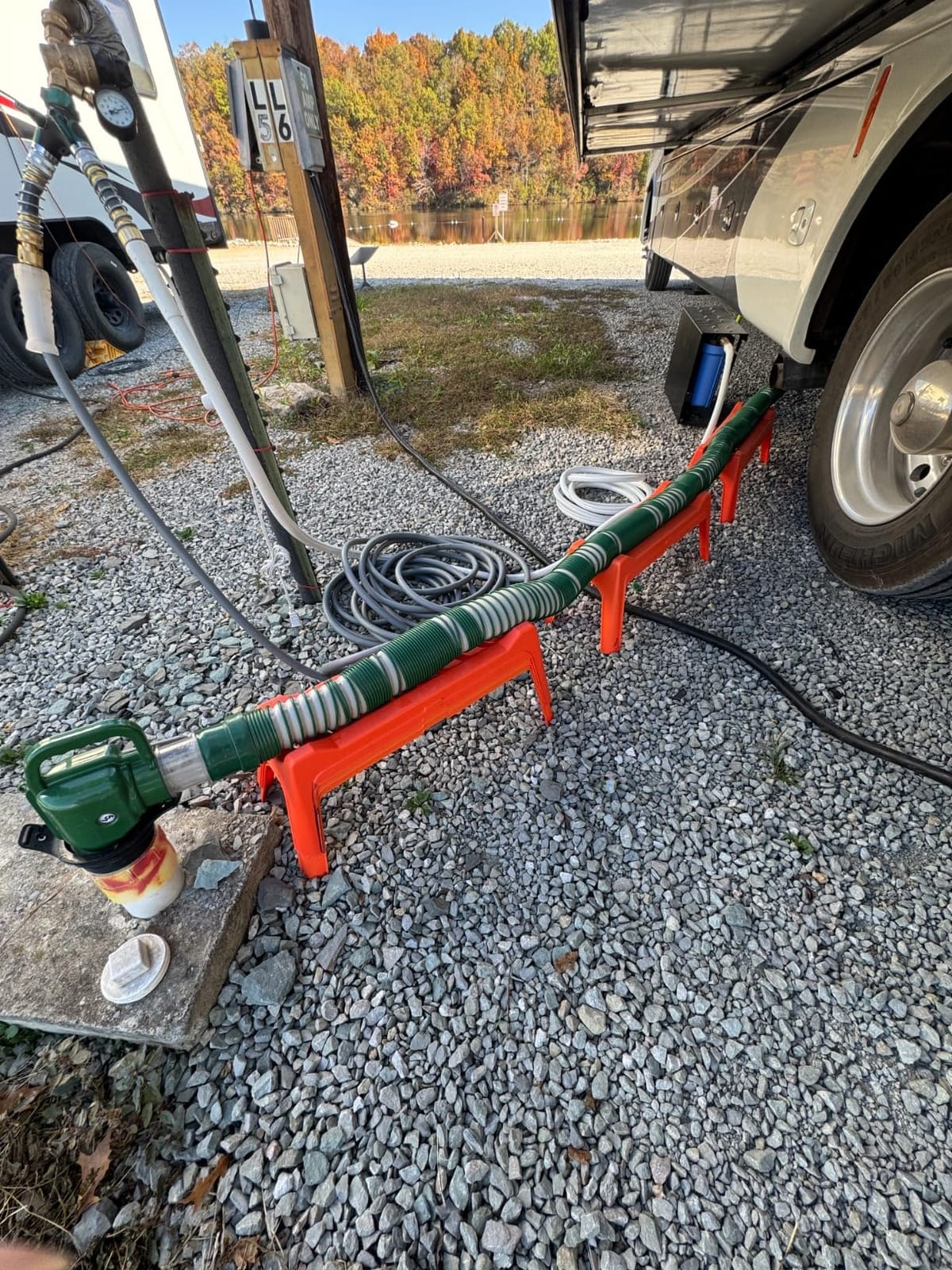 Lippert 359724 Waste Master 20’ Extended RV Sewer Hose Management System , Green customer photo 1
