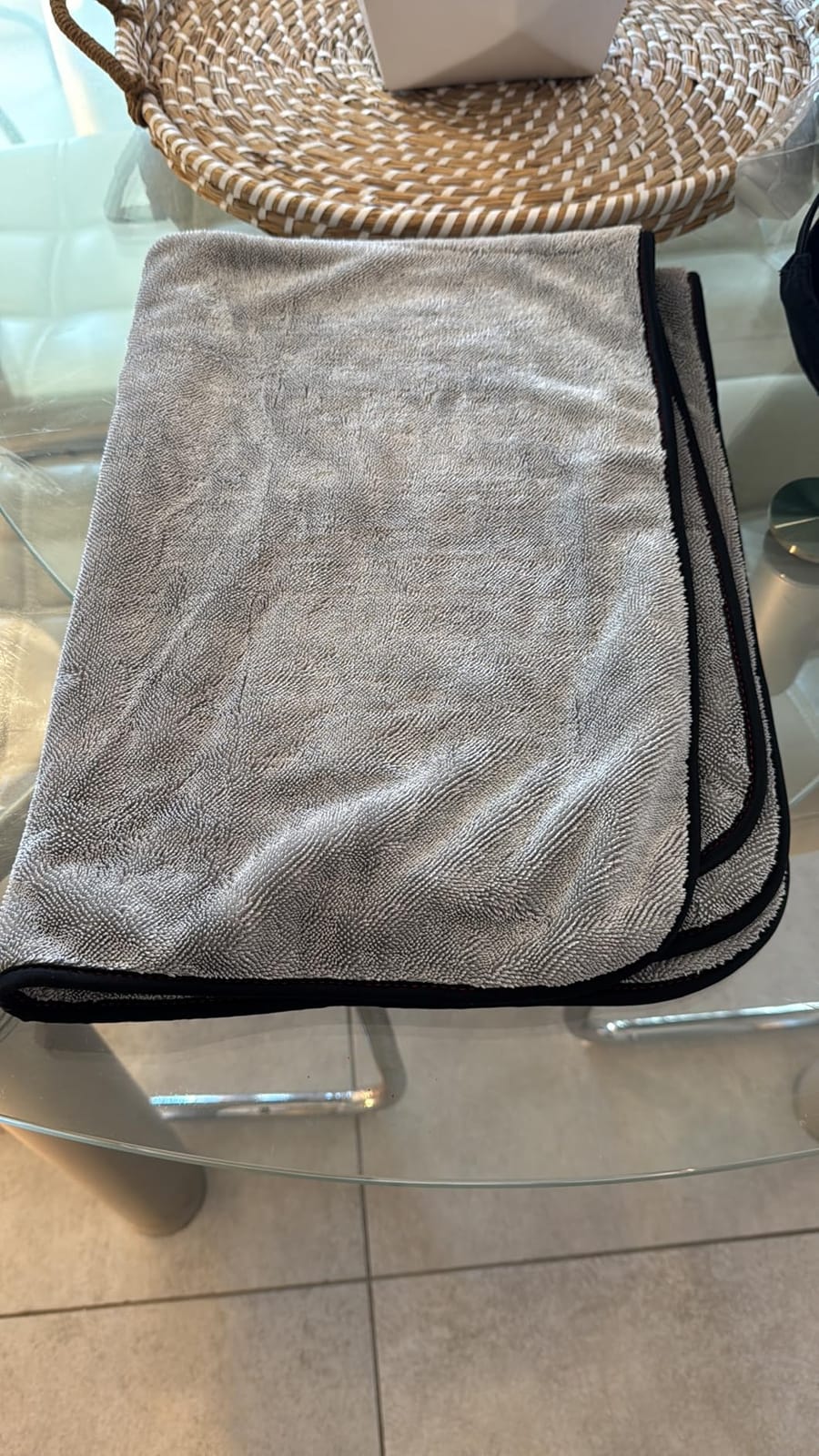 Griot's Garage PFM Terry Weave Microfiber Drying Towel for Car Wash and Cleaning, Vehicle Detailing, Double-Sided, Ultra-Absorbent, 25