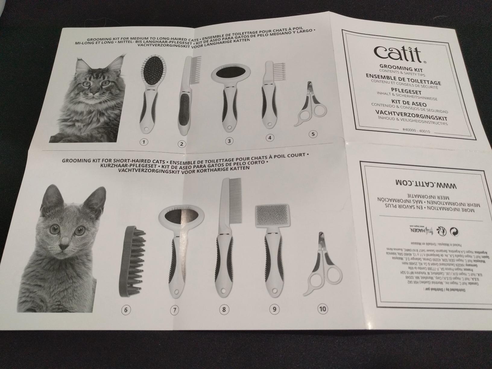 Catit Senses 2.0 Long Hair Cat Grooming Kit customer photo 1