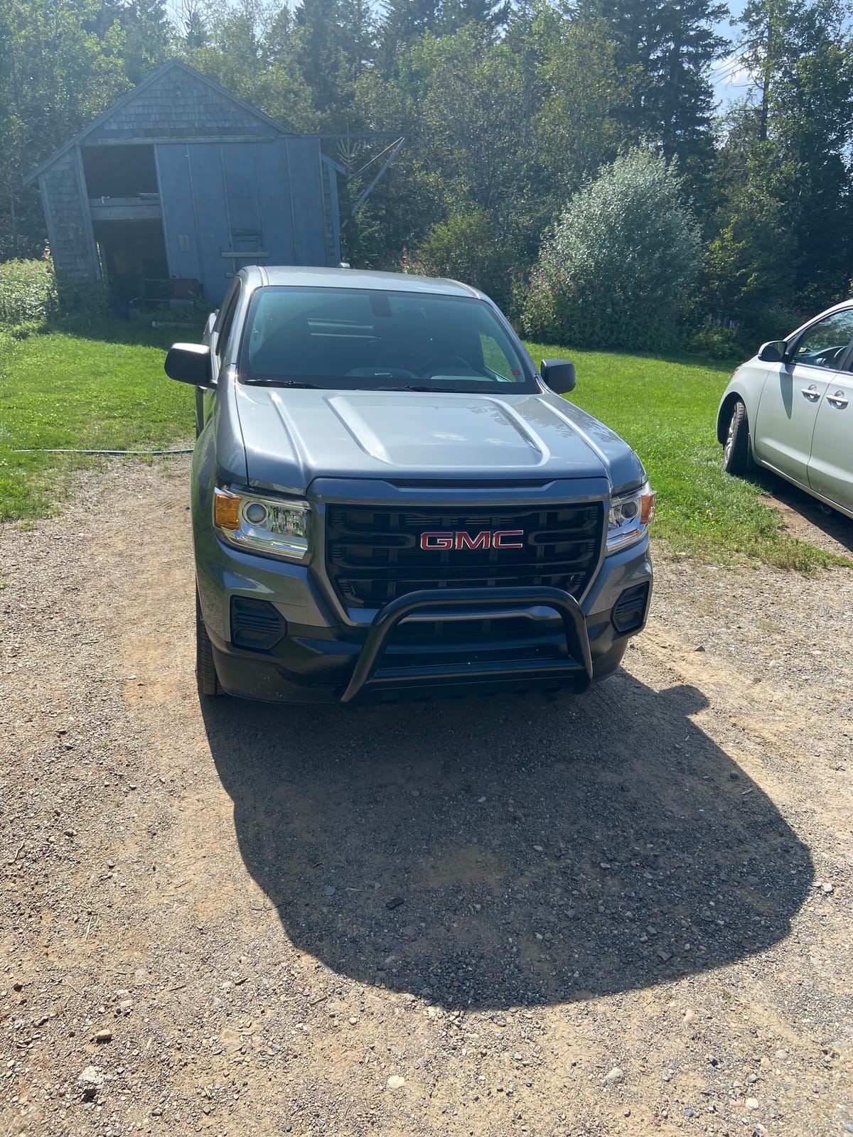 TAC Bull Bar Custom Fit 2015-2022 Chevy Colorado (Exclude ZR2) / 2015-2022 GMC Canyon Pickup Truck 3 inches Black Front Brush Bumper Guard Grille Guard Push Guard Off Road Automotive Accessories customer photo 1