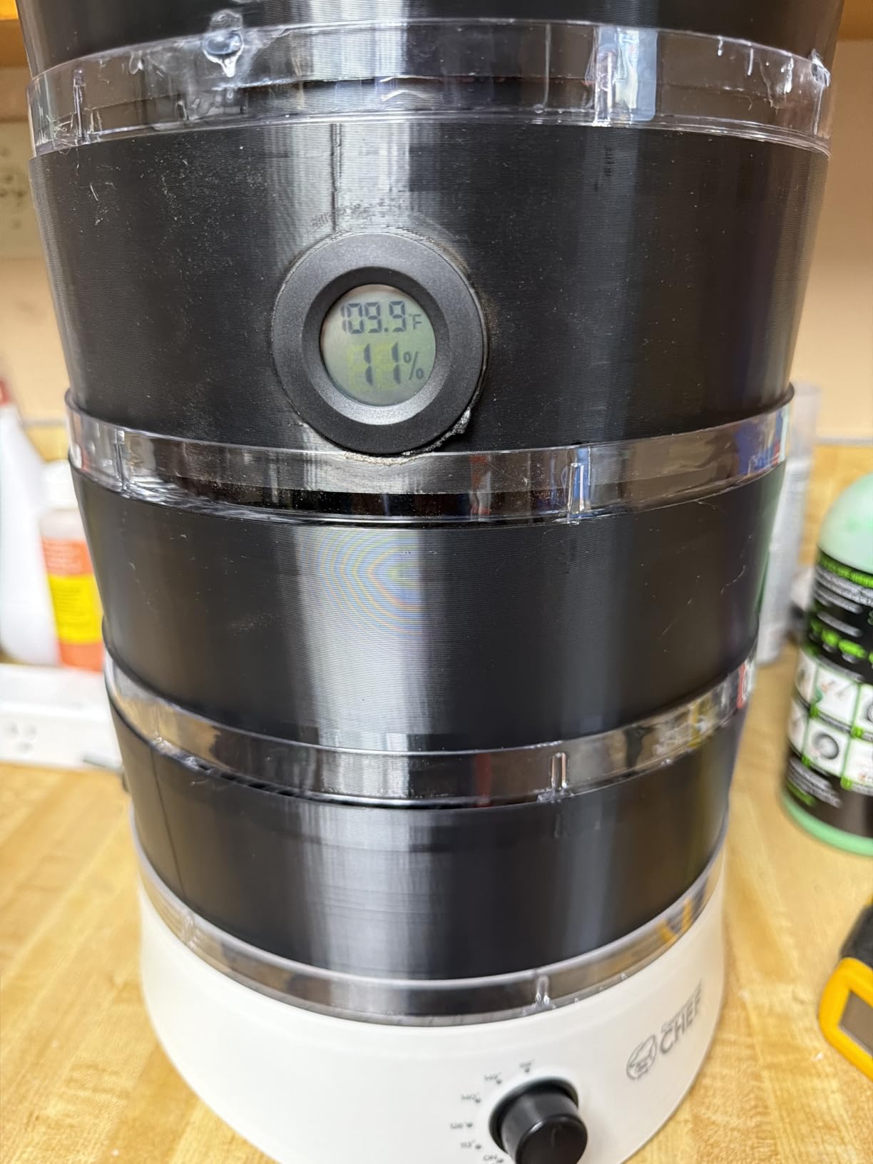Commercial Chef Food Dehydrator, Five 9.25” BPA-Free Trays, CCD100W6, White customer photo 1