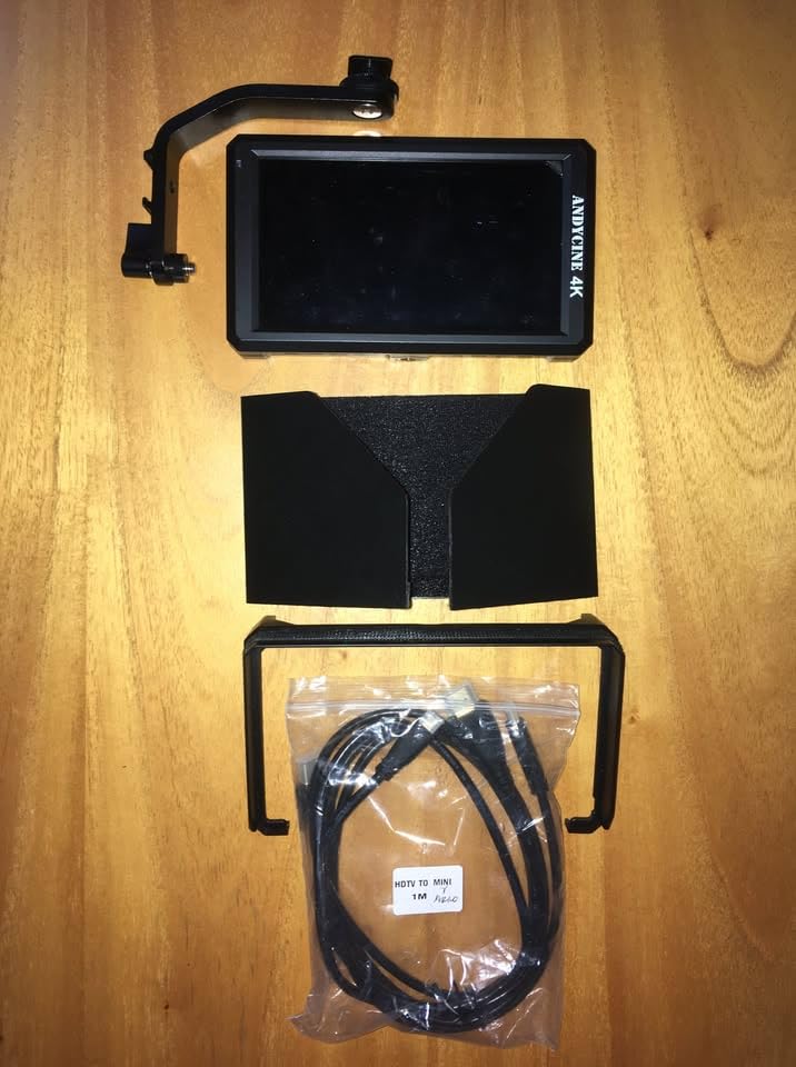 ANDYCINE A6 V2 6 Inch HDMI Field Monitor 1920x1080 Camera Fiedl Monitor Bundle with 4k HDMI in/Out Tilt Arm, Power Output, Battery & Carry Case Included customer photo 2