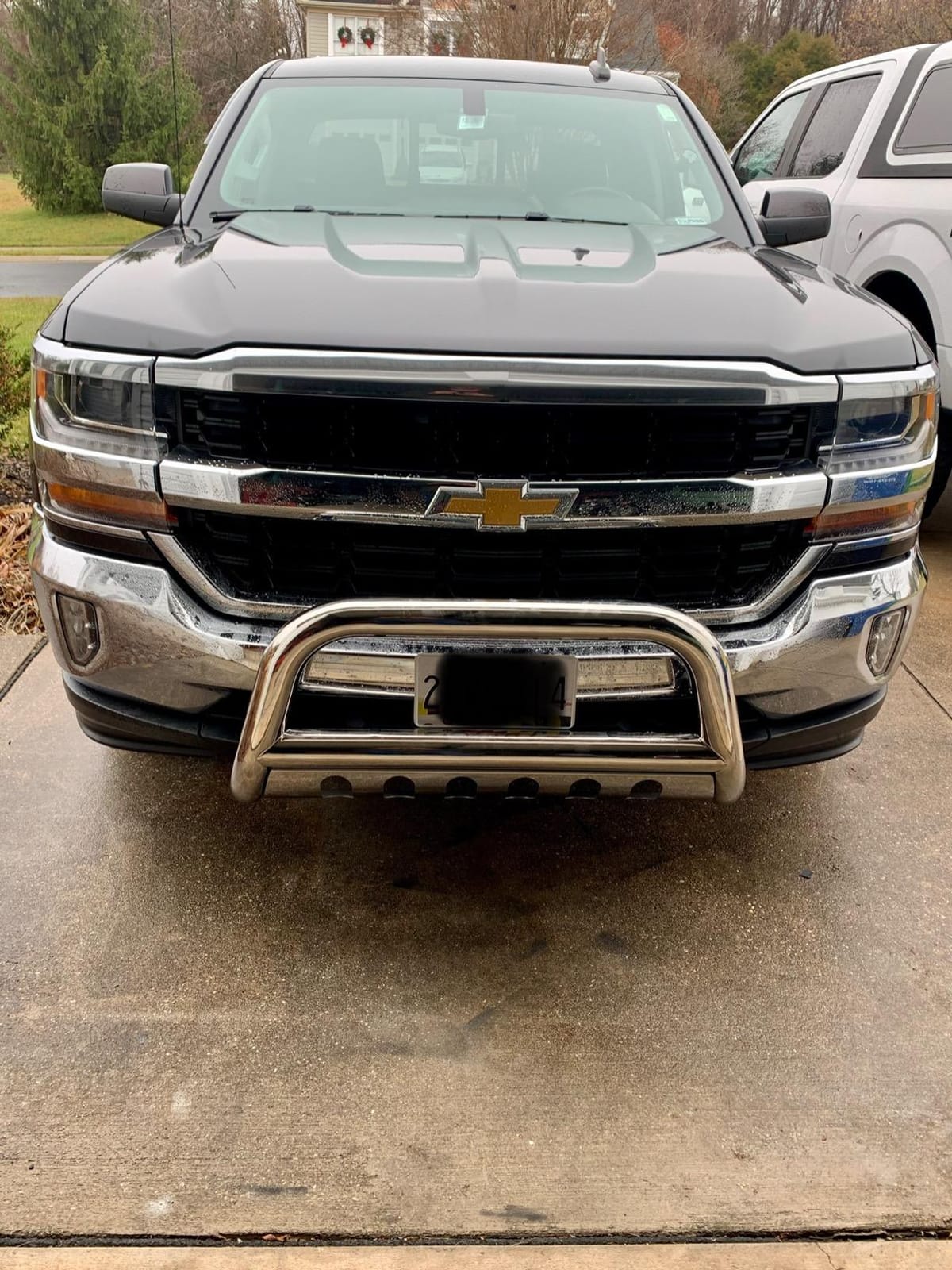TAC Bull Bar Fit 07-18 Chevy Silverado 1500/GMC Sierra 1500| 07-20 Suburban 1500/Tahoe/Yukon/Yukon XL | 2007-2014 Cadillac Escalade 1500/ESV/EXT 3” S/S Front Brush Bumper Guard Grille Guard Off Road customer photo 2