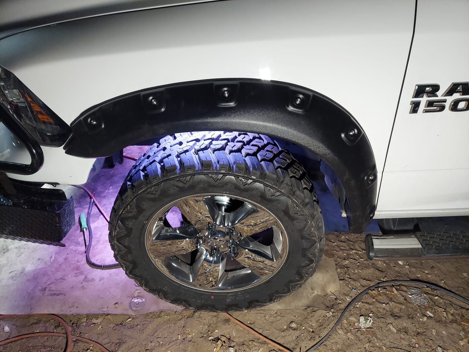 LEDKINGDOMUS Front Rear Fender Flares Fit for 2009-2018 Dodge Ram 1500 customer photo 1