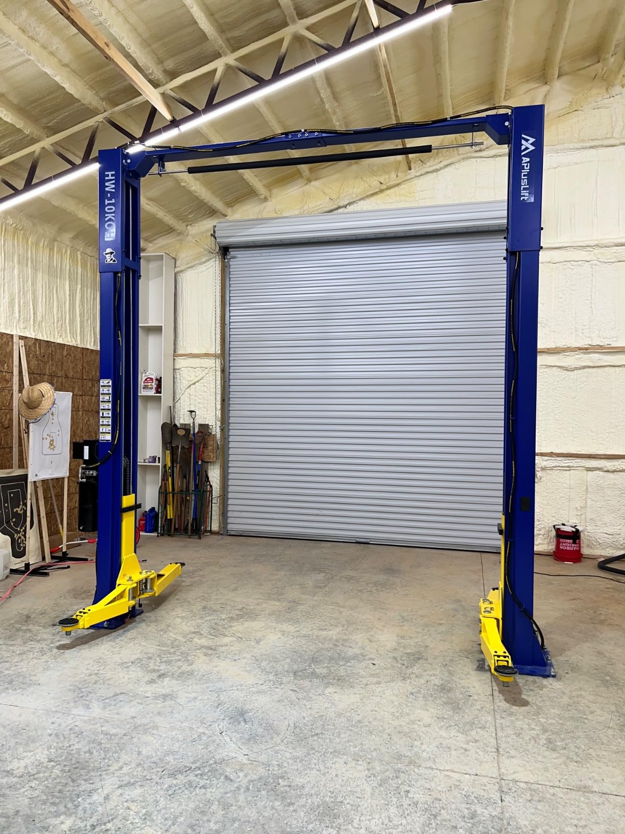 APlusLift HW-10KOH-A 10000LB Two Post Overhead Car Lift 3 Year Warranty customer photo 1