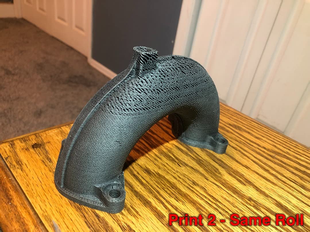 SainSmart 1.75mm Black ePA-CF Carbon Fiber Filled Nylon Filament 1KG (2.2lbs) Spool for 3D Printer customer photo 1