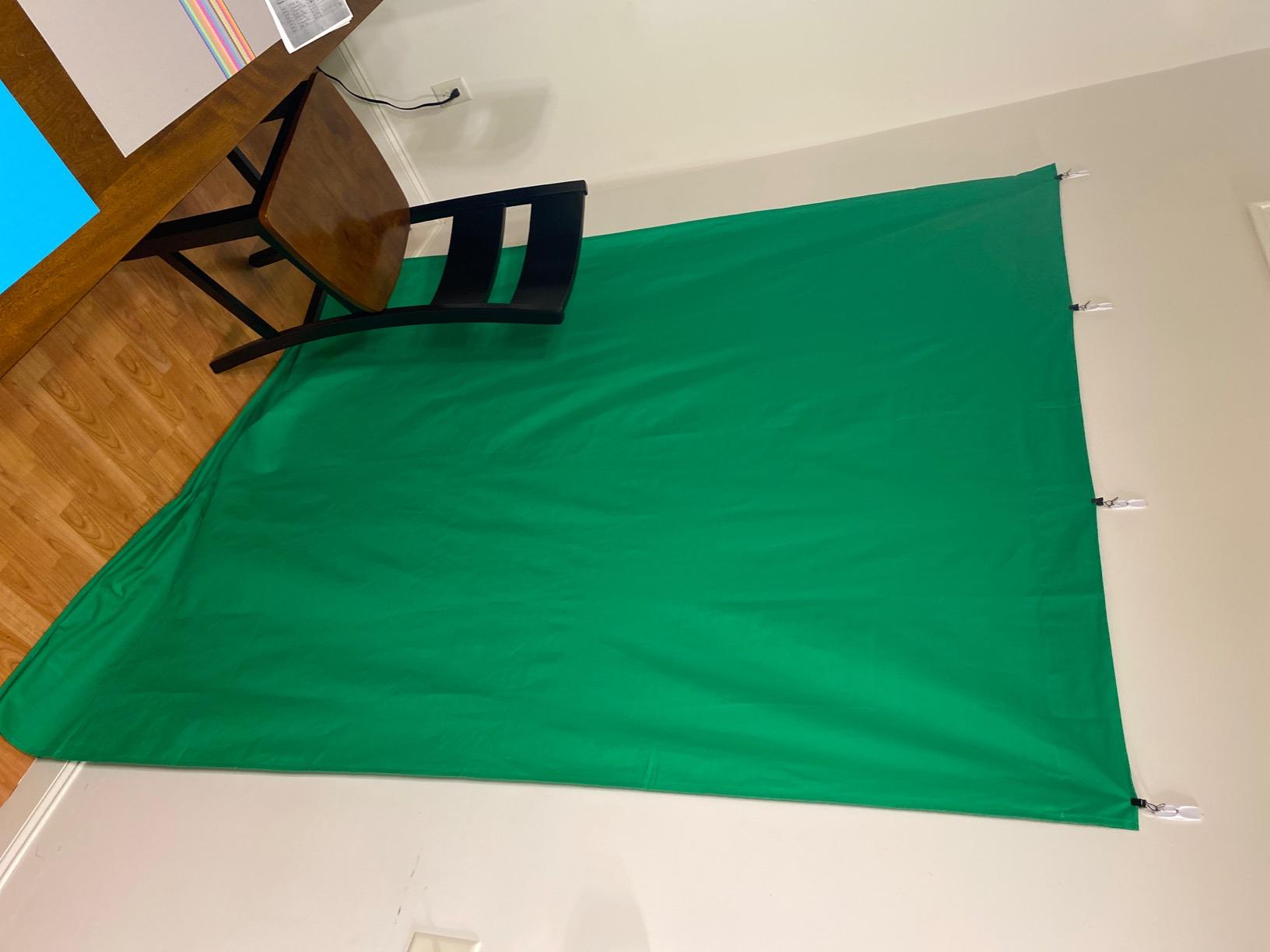 EMART 6x9Ft Green Screen Backdrop,Photography Greenscreen Background customer photo 1