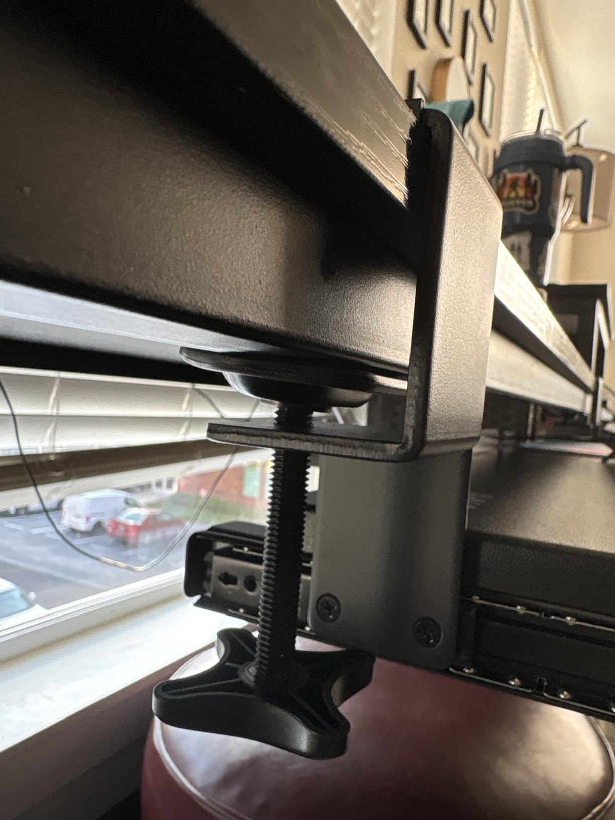 VIVO Black Clamp-on 27 x 11 in Keyboard Tray, MOUNT-KB05E customer photo 2