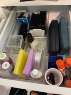 Simple Houseware Clear Desk Drawer Organizer, Assorted Sizes, 6 Packs customer photo 1