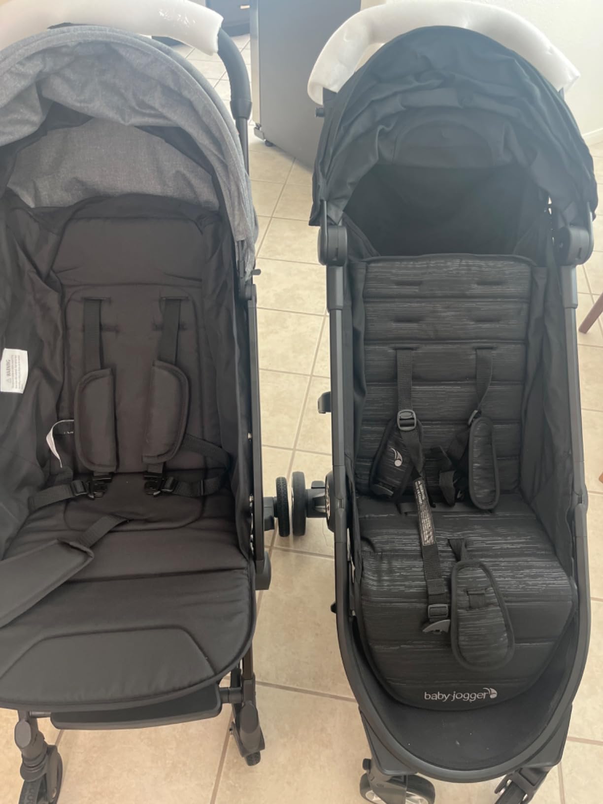 Baby Jogger® City Tour 2 Side by Side Double Stroller, Compact Twin Stroller Design, Easy-To-Maneuver, Fits Through Standard Doorways, Compact One-Step Fold Design, Baby Travel Essential, Pitch Black customer photo 2