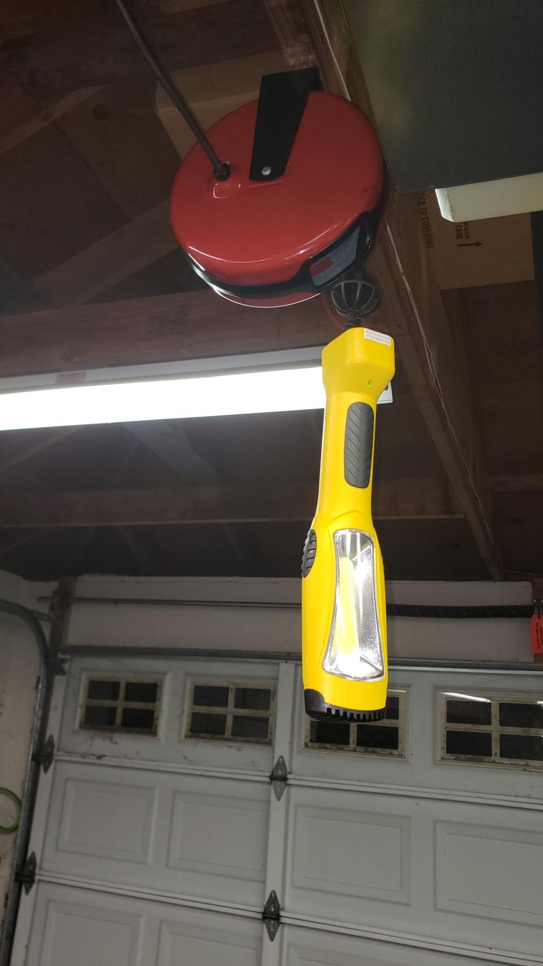 DEWENWILS LED Work Light 1200LM with 15FT Cord, Magnet Hook for Garage, ETL customer photo 2