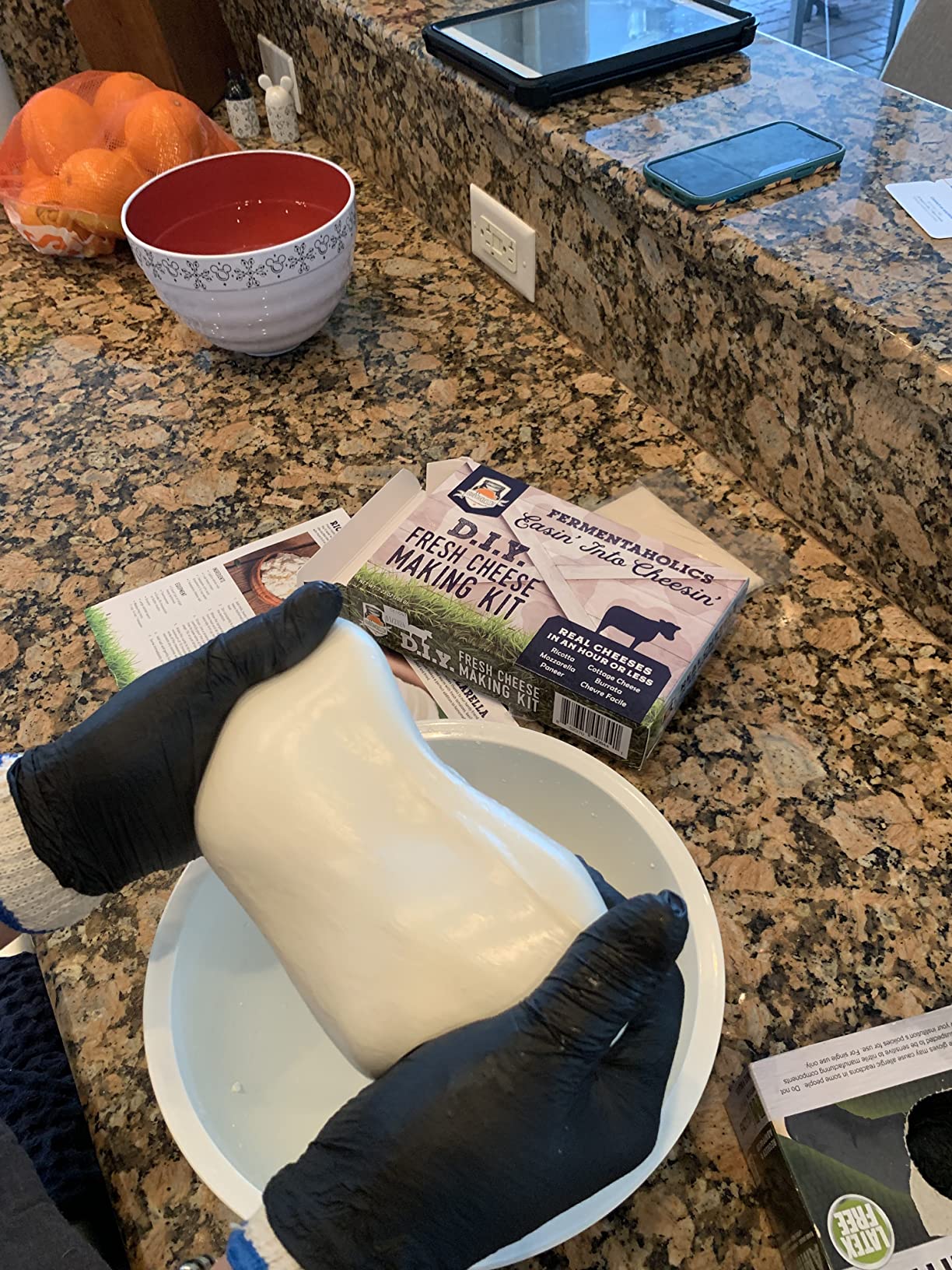 Fermentaholics DIY Fresh Cheese Making Kit - Ricotta, Mozzarella, Burrata, Paneer, Cottage Cheese, etc. - Includes Rennet for Cheese Making, Cheese Salt, Citric Acid, Cheese Cloth, & Recipe Booklet customer photo 2